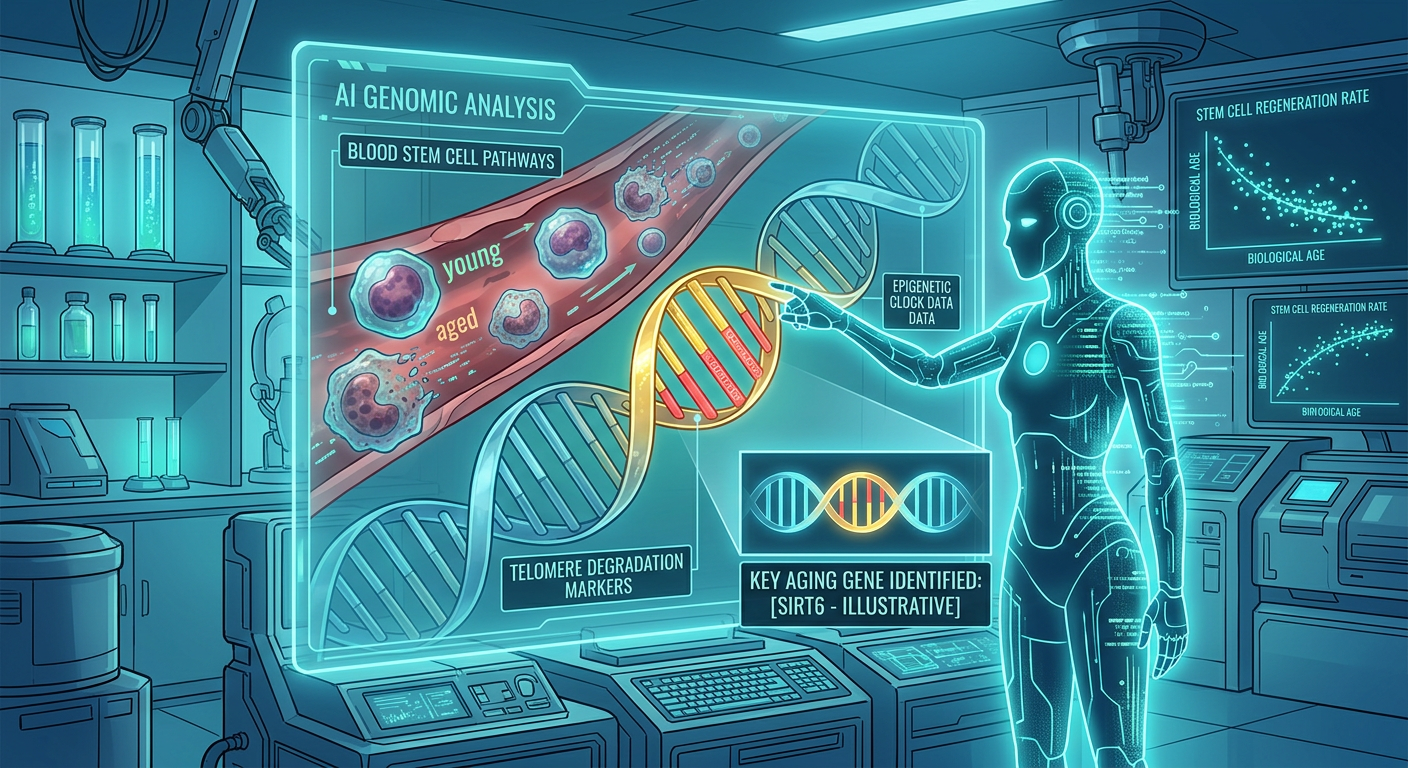 AI Identifies Key Gene Linked to Aging in Blood Stem Cells